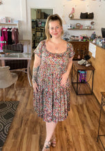 Load image into Gallery viewer, Blakeley Black Floral Amber Dress